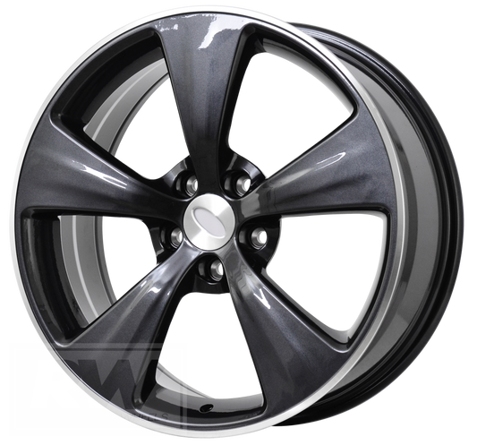 F6 Typhoon BF 19 inch Dark Argent REPLICA Wheels 19x8.0 +36