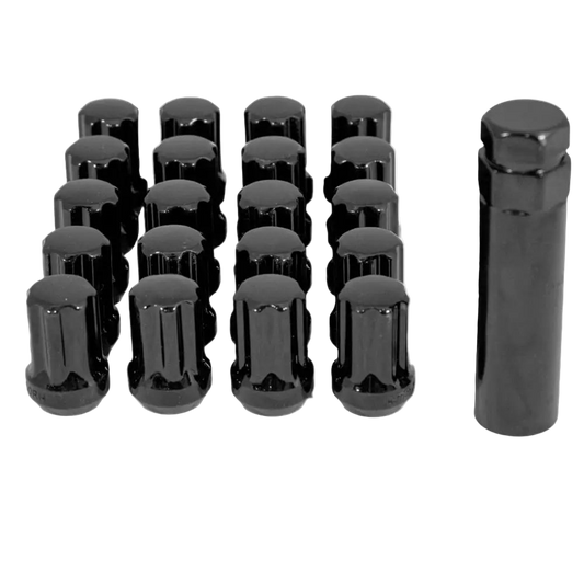 RW Spline Wheel Nut 12x1.5 (Black) Wheel Lug Nuts