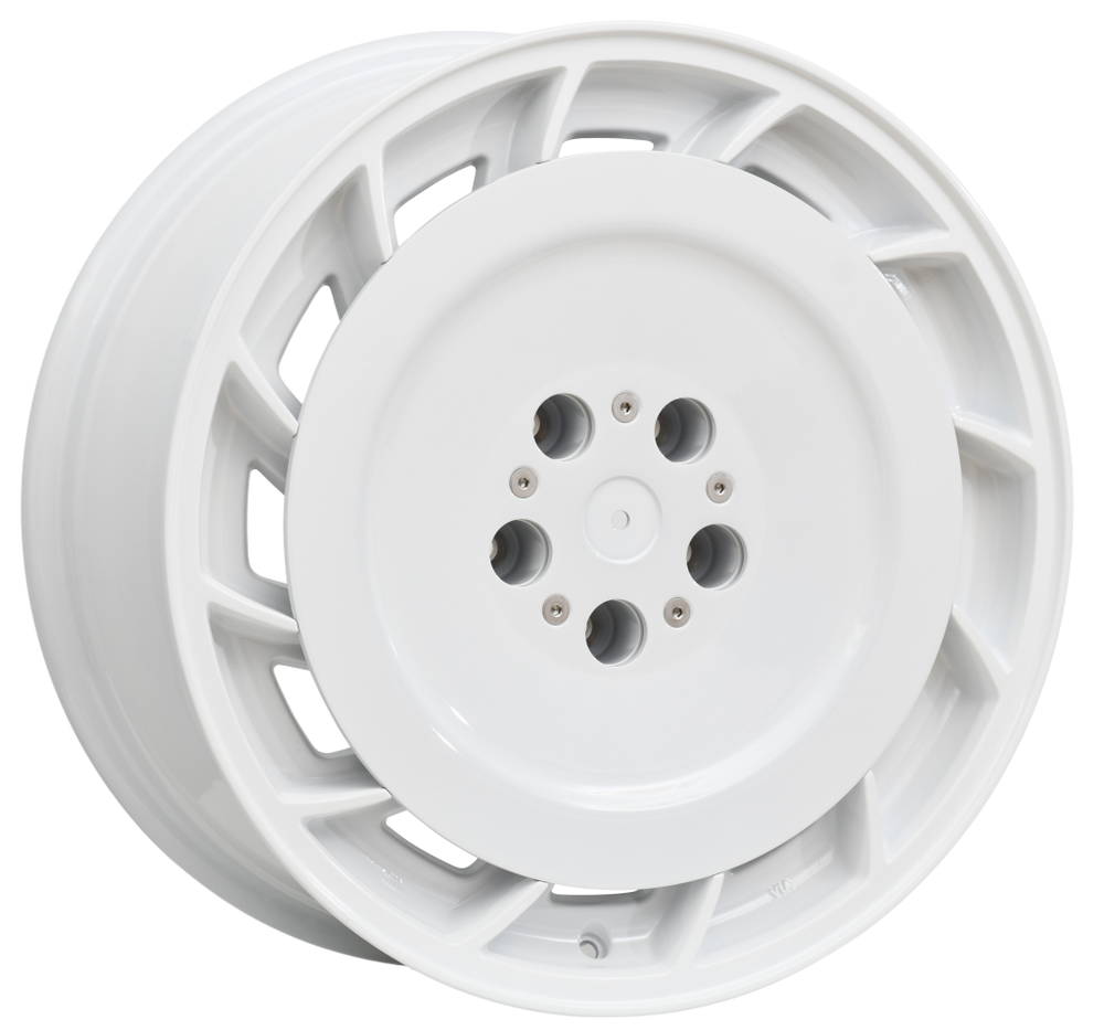VK VE Group A AERO 19 inch White REPLICA Directional Wheels Alloy Wheels