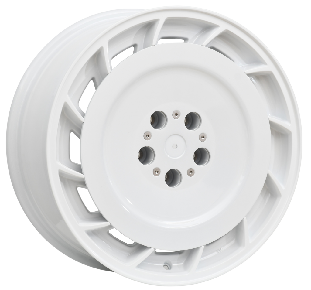 VK VE Group A AERO 19 inch White REPLICA Directional Wheels Alloy Wheels