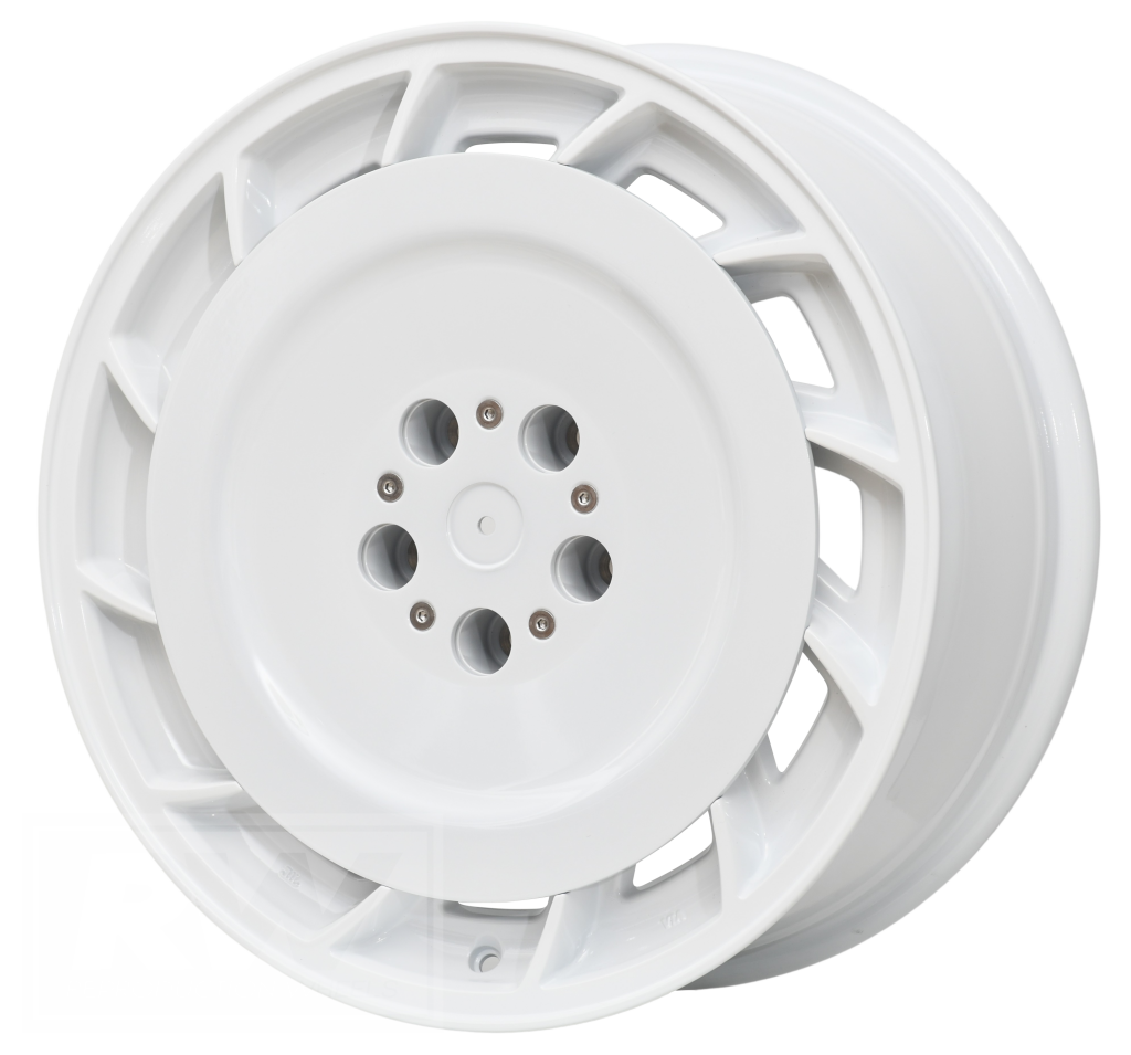 VK VE Group A AERO 19 inch White REPLICA Directional Wheels Alloy Wheels