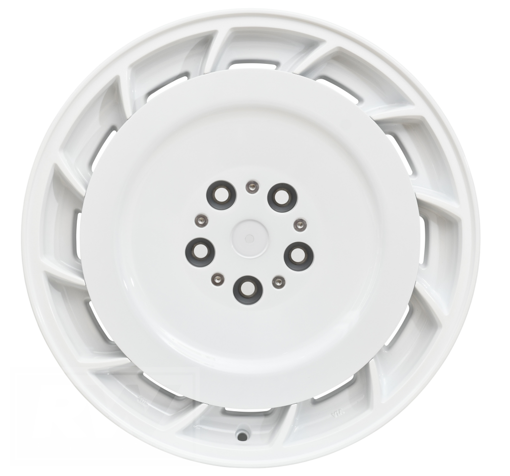 VK VE Group A AERO 19 inch White REPLICA Directional Wheels LEFT 19x8 + 38 Alloy Wheels