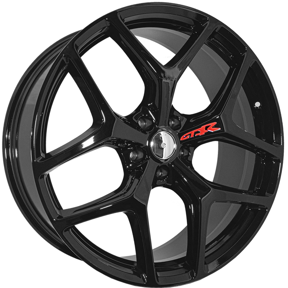 GEN-F2 GTSR SV Panorama 22 inch Gloss Black REPLICA Wheel & Tyre Package