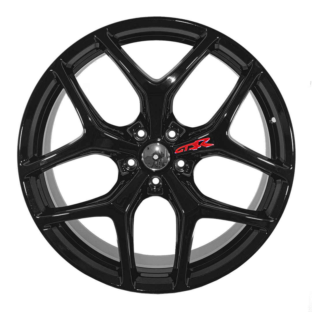 GEN-F2 GTSR SV Panorama 22 inch Gloss Black REPLICA Wheel & Tyre Package