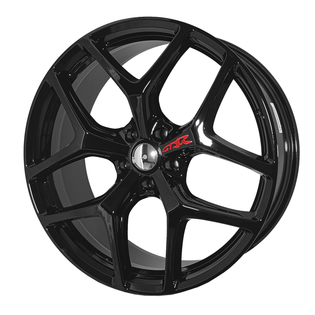 GEN-F2 GTSR SV Panorama 22 inch Gloss Black REPLICA Wheel & Tyre Package
