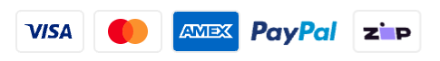 Visa Mastercard AMEX Paypal Zip