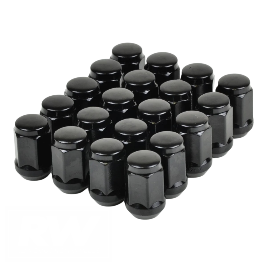 RW Black Acorn Lug Nut 14x1.5 44mm for Wheels