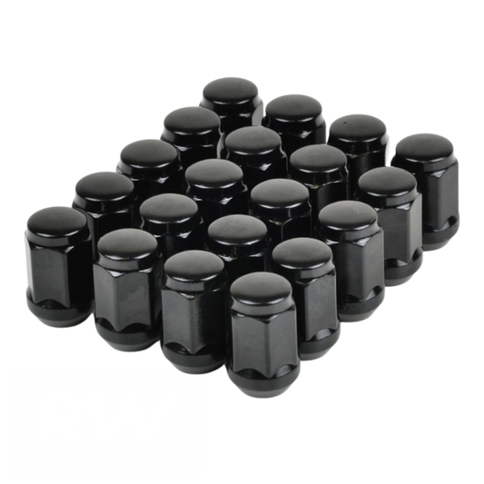 RW Black Acorn Lug Nut 14x1.5 44mm for Wheels