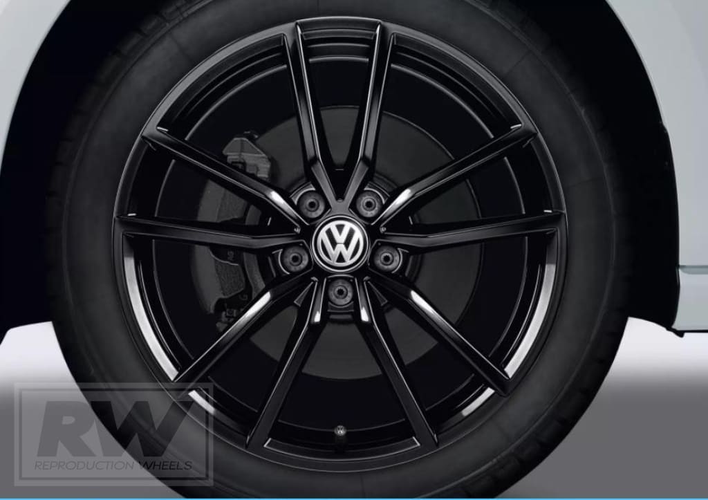 Volkswagen | Volkswagen Golf GTI Pretoria 19 inch Gloss Black REPLICA ...